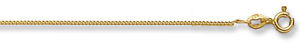 【送料無料】ネックレス　イエローゴールドチェーン18ct yellow gold close curb chain
