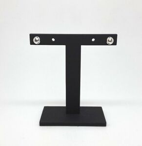 【送料無料】ネックレス　ｋホワイトゴールドボールスタッドドルmiran 140128 18k white gold hollow ball studs 47mm 048g rrp 210
