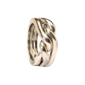 【送料無料】ネックレス　リングスターリングシルバーauthentic trollbead strength, courage and wisdom ring sterling silver