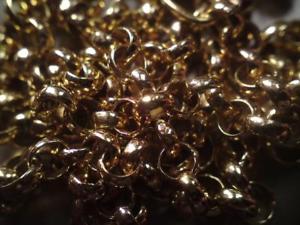 【送料無料】ネックレス　ゴールドチェーングラムイエローゴールドgold chain weight 35 grams; hallmarked 9ct yellow gold 51cm long｜hokushin