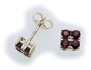 【送料無料】ネックレス　イエローゴールドイヤリングスタッドイヤリングwomens earrings mgranat in gold 333 yellow gold earrings studs 69293gr