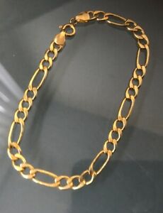 【送料無料】ネックレス　ゴールドメンズブレスレット9ct gold womensmens bracelet length 75 weight 24g stamped quality