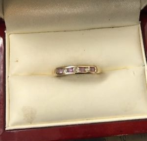 【送料無料】ネックレス　ゴールドアメジストリングサイズwomens 9ct gold quality amethyst ring hallmarked weight 15g size p stamped 26,256円