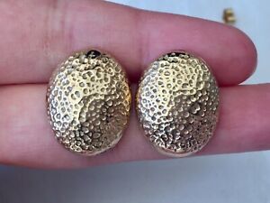【送料無料】ネックレス　スタッドゴールドイヤリングhallmarked 375 9k stud gold earring 625g