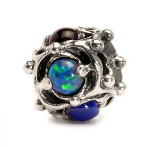 【送料無料】ネックレス　シルバービーズtrollbeads silver bead with natural stone wisdom tagbe00114
