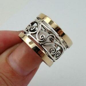 【送料無料】ネックレス　hadarデザイナー9kイェローゴールド92578910s6hadar designers 9k yellow gold 925 silver ring filigree 6,7,8,9,10 handmade s