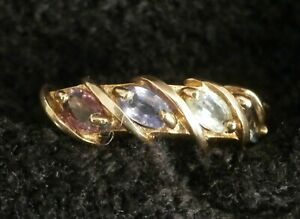 【送料無料】ネックレス　ゴールドサファイアリング9ct gold sapphire ring