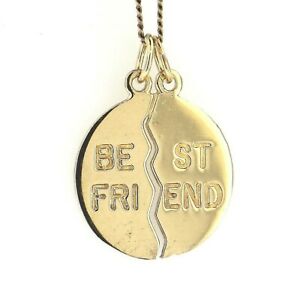 安い購入 送料無料 ネックレス イエローゴールドｋゴールドベストフレンドブレーカペンダントyellow Gold Best Friends Breaker Pendant Guaranteed Genuine 9k Gold 最先端 Www Surveal Com