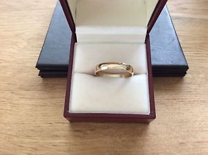 【送料無料】ネックレス　ゴールドサイズ9ct gold wedding ring size t