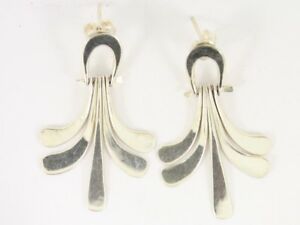 【送料無料】ネックレス　レディースドロップスタッドイヤリングladies dangle drop stud earrings sterling silver stunning 925 72g cw48