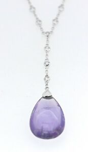 【送料無料】ネックレス　アメジストシルバーペンダントluxenter amethyst amp; silver cz pendant is on 50