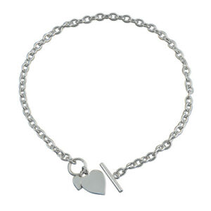 【送料無料】ネックレス　スターリングチェーン41cm16inダブルtバーsterling silver chain 41cm16in double heart and tbar