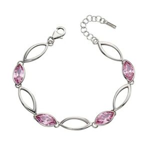 【送料無料】ネックレス　fiorelliナベットピンクb5106pfiorelli silver navette pink stationary bracelet b5106p