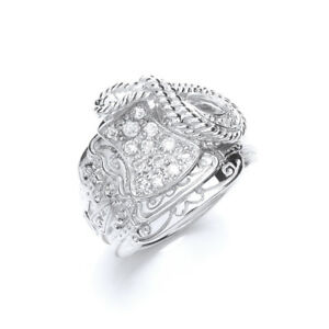【送料無料】ネックレス　サドルリングsterling silver gents saddle ring｜hokushin