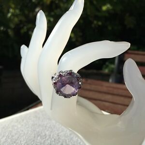 【送料無料】ネックレス　ピンクアメジストガーネットホワイトトパーズスターリングシルバーリングgalaxia pink amethyst, rhodolite garnet amp; white topaz 925 sterling silver ring