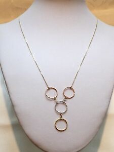 【送料無料】ネックレス　ソリッドイエローゴールドsolid yellow gold neclace