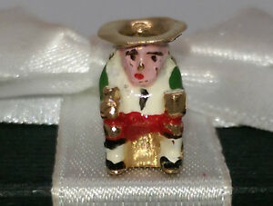 【送料無料】ネックレス　ビンテージイエローゴールドハンドペイントトビージャグvintage lovely 9ct yellow gold hand painted toby jug charm