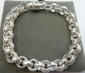 【送料無料】ネックレス　スターリングシルバープレーンベルチャーブレスレットグラムsterling silver 925 plain amp; patterned 8 12 belcher bracelet 31 grams 88mm