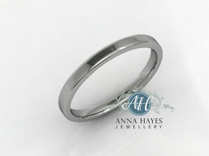 【送料無料】ネックレス　ホワイトゴールドレディースフラットトップリングハンドメイド￥グラム2mm 9ct white gold ladies flat top ring handmade genuine rrp 110 20 grams｜hokushin