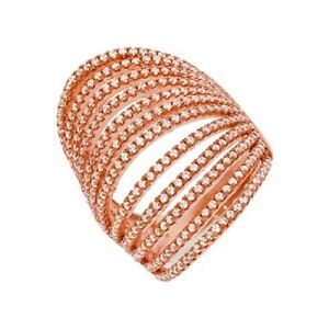 【送料無料】ネックレス　スターリングシルバーローズゴールドメッキリングアーチ925 sterling silver rose gold plated ring arched