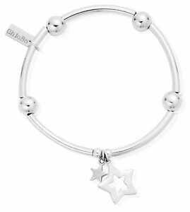 【送料無料】ネックレス　スターリングシルバーヌードルボールダブルchlobo sterling silver noodle ball double star sbnb806812｜hokushin