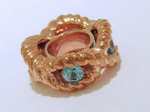 【送料無料】ネックレス　リアルゴールドリアルソリッドローズゴールドトパーズビーズbd017 real gold real gems 9ct solid rose gold natural topaz bead charm 27,735円