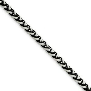 【送料無料】ネックレス　スターリングシルバーミリファンシーブレスレットロブスタークラスプsterling silver 6mm antiqued fancy spiga bracelet w lobster clasp 85｜hokushin
