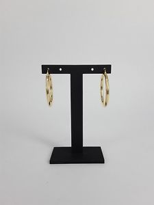 【送料無料】ネックレス　miran 141005 9kイアリング326mm 15g rrp180miran 141005 9k gold hollow hoop earrings 326mm 15g rrp 180