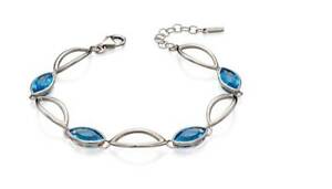 【送料無料】ネックレス　fiorelliシルバーニューリンクfiorelli silver linked marquise bracelet｜hokushin 27,725円