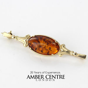 【送料無料】ネックレス　9ctブローチgb0012 rrp199イタリアバルトitalian made classic baltic amber in 9 ct gold brooch gb0012 rrp199
