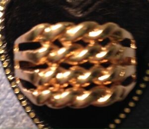 【送料無料】ネックレス　ヴィンテージゴールドキーパーリングサイズvintage 9 ct gold keeper ring size r 8 58｜hokushin