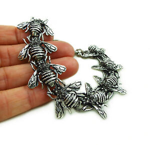 【送料無料】ネックレス　スターリングシルバーブレスレットhallmarked 925 sterling silver bumble bee bracelet