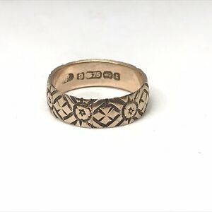 【送料無料】ネックレス　9ctケルトリング サイズo9ct gold celtic ring size o