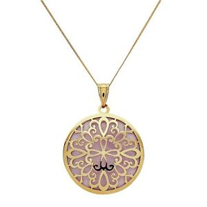 【送料無料】ネックレス　revere 9ct gold medium fancy cut out pendantrevere 9ct gold medium fancy cut out pendant