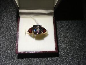 【送料無料】ネックレス　ornate ladies 9ct yellow gold topaz and garnetsdress ring size n12 ornate ladies 9ct yellow gold topaz and garnets dress r 26,586円