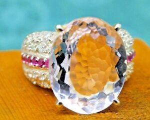 【送料無料】ネックレス　スターリングシルバーピンクリングレッドルビーサファイアゴールドサイズ925 sterling silver pink 96ct kunzite ring red ruby sapphire gold pl size m｜hokushin