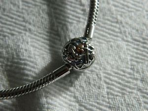 【送料無料】ネックレス　シルバーウェールズゴールドエナメルビーズチャームブレスレットclogau silver amp; welsh gold blue enamel bead charm bracelet 19cm rrp 13900
