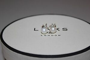 【送料無料】ネックレス　ロンドンイヤリングリンクgenuine links of london sterling silver effervescence large white pearl earrings｜hokushin