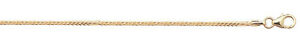 【送料無料】ネックレス　イエローゴールドチェーン9ct hallmarked yellow gold spiga chain avaialble 1624