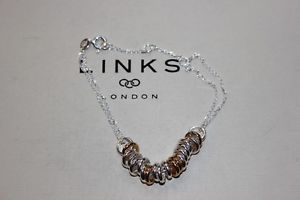 【送料無料】ネックレス　ロンドンスターリングシルバーキャンディドロップブレスレットリンクgenuine links of london sterling silver sweetie drop 19cm bracelet 50101000｜hokushin