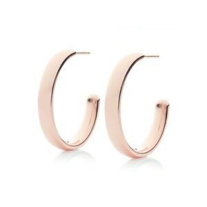 【送料無料】ネックレス　モニカローズゴールドフィジーフープイヤリング￥monica vinader rose gold fiji large hoop earrings rpr150