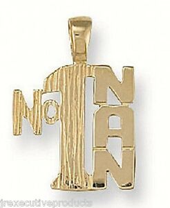 【送料無料】ネックレス　ナンペンダントイェローゴールドナンペンダント1ナンnan pendant yellow gold nan pendant number one nan grandma nanny grandmother 26,966円