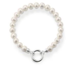 【送料無料】ネックレス　トーマスパールブレスレットスターリングシルバー thomas sabo pearl bracelet sterling silver fresh water pearls 925
