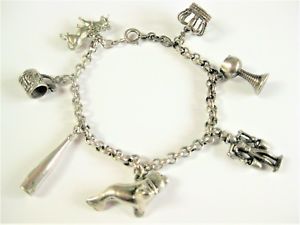 【送料無料】ネックレス　ブレスレットリアルaharm bracelet real silver, 20,1 cm
