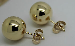 【送料無料】ネックレス　kaedesigns genuine 9ct9kyellow gold 10mmstud ball earringskaedesigns genuine 9ct 9k yellow gold 10mm stud ball earring