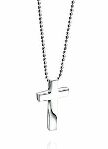 【送料無料】ネックレス　メンズシルバークロスペンダントフレッドベネットソリッドスターリングシルバーmens silver cross pendant fred bennett solid sterling silver
