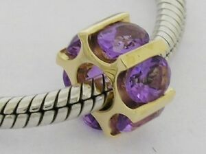 【送料無料】ネックレス　bd081 9ctイェローゴールドamethsytガラスbd081 genuine 9ct solid yellow gold natural amethsyt rondelle bead｜hokushin