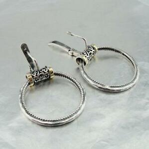 【送料無料】ネックレス　ハダルデザイナーイエローゴールドスターリングシルバーフープイヤリングhadar designers yellow gold 925 sterling silver hoop earrings large 1428
