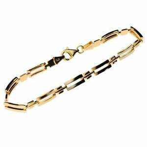 【送料無料】ネックレス　ローズホワイトゴールドバーゲートブレスレット9ct rose amp; white gold 2 bar gate bracelet 49g 28,786円