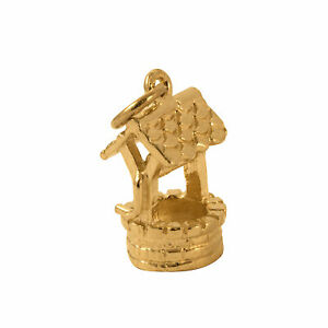 【送料無料】ネックレス　9ct9ct gold wishing well charm